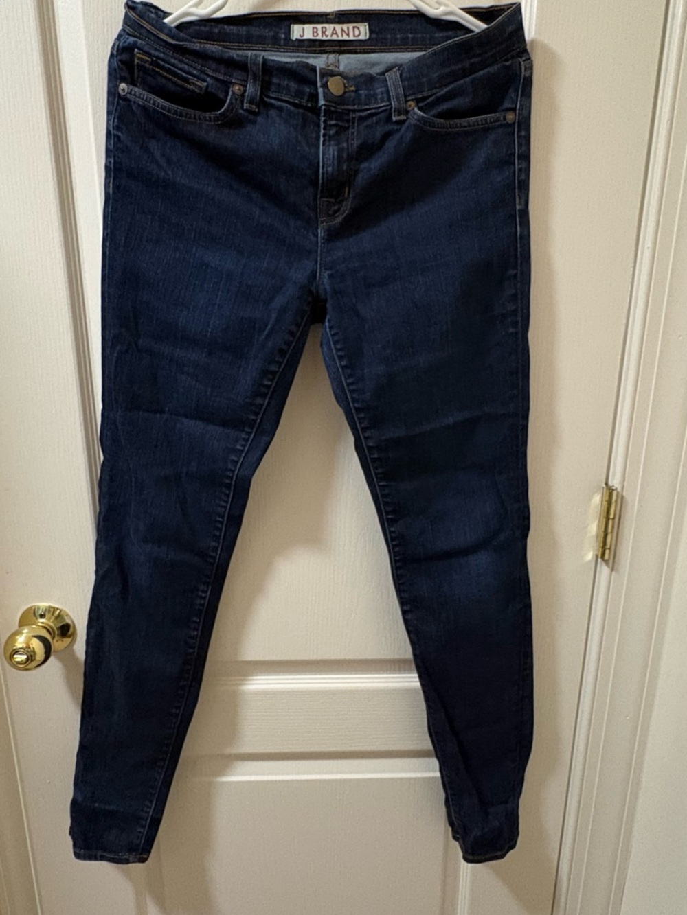 J Brand "Pure" Skinny Leg Jeans in Dark Wash Blue  | Size 29 - Picture 2 of 9